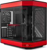 Hyte Y60 Számítógépház - Piros/Fekete (Csomagolás nélküli!)