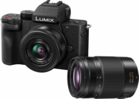 Panasonic Lumix DC-G100D Digitális fényképezőgép + H-FS 12-32 + 35-100E KIT - Fekete