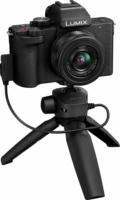 Panasonic Lumix DC-G100D Digitális fényképezőgép + H-FS 12-32 + DMW-SHGR2 KIT - Fekete