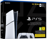 Sony PlayStation 5 Slim Digital Edition 1TB Fehér + 2 db DualSense Kontroller