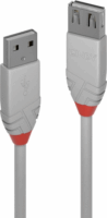 Lindy Anthra Line 36715 USB-A apa - USB-A anya hosszabbító kábel - Szürke (5m)