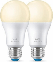 WiZ LED izzó 8W 806lm 2700K E27 - Meleg fehér (2 db / csomag)
