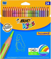 BIC Kids Tropicolors Színes ceruza készlet (24 db / csomag)