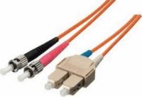 Equip 252333 optikai patch kábel ST/SC Duplex 3m - Sárga