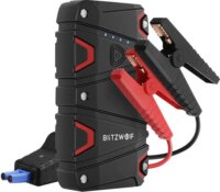 BlitzWolf BW-JS1 Jump Starter Autós indító / Power Bank 800A - 12000mAh - Fekete/Piros