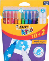 BIC Kids Magic Filctoll készlet - Vegyes színek (12 db / csomag)