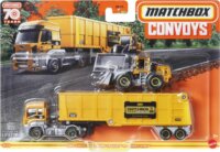 Mattel Matchbox Ford Cargo és MBX Dump Trailer - Sárga