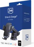 3mk Drive & Charge autós tartó és töltő