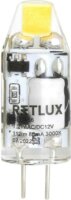 Retlux RLL 456 LED izzó 1,2W 112lm 3000K G4 - Meleg fehér