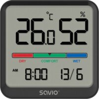 Savio CT-01/B hőmérséklet és páratartalom érzékelő