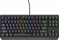 Genesis Thor 230 TKL (Outemu Brown Switch) RGB Vezetékes Gaming Mechanikus Billentyűzet (Fekete) - Angol (US)