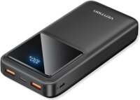 Vention FHLB0 Powerbank 20000mAh 22,5W (1-3A / 5-12V) - Fekete