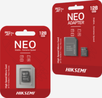Hiksemi 128GB Neo microSDXC UHS-I CL10 Memóriakártya + Adapter