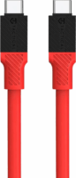 Tactical Fat Man USB Type-C apa - USB Type-C apa Töltőkábel - Piros (1m)