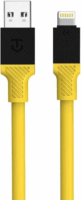 Tactical Fat Man USB Type-A apa - Lightning apa Töltőkábel - Sárga (1m)