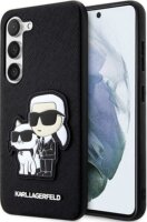 Karl Lagerfeld Saffiano Samsung Galaxy S23 Szilikon Tok - Fekete