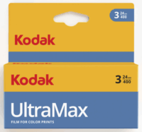 Kodak Ultramax 24/400 Színes negatív film (3 db / csomag)