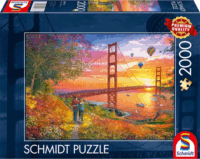 Schmidt Spiele Séta a Golden Gate Hídhoz - 2000 darabos puzzle