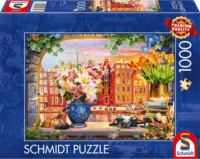 Schmidt Spiele Látogatás Amsterdamban - 1000 darabos puzzle