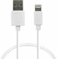 Urban Factory BASEE USB-A apa - Lightning apa 2.0 Adat és töltőkábel - Fehér (0.8m)