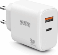 Urban Factory POWEE USB-C / USB-A Hálózati töltő - Fehér (45W)