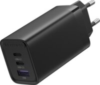 Vention FEDB0-EU GaN 2x USB-C / USB-A Háólózati töltő - Fekete (65W)