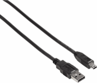 Hama 74201 USB-A apa - Mini USB apa 2.0 Adat és töltőkábel - Fekete (1.8m)