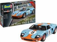 Revell Ford GT 40 Le Mans 1968 autó műanyag modell (1:24)