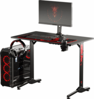 Diablo X-Mate 1000 Gamer asztal - Fekete/Piros