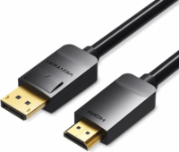 Vention HADBH Displayport 1.2 - HDMI 1.4 Kábel 2m - Fekete