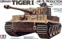 Tamiya German Tiger I tank műanyag modell (1:35)