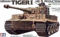 Tamiya German Tiger I tank műanyag összeépíthető makett (1:35)