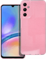 Clear 2mm Samsung Galaxy A05S Tok - Csillogó rózsaszín