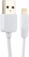 HOCO X1 USB-A apa - Lightning apa 2.0 Adat és töltőkábel - Fehér (3m)