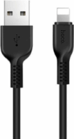 HOCO X20 USB-A apa - Lightning apa 2.0 Adat és töltőkábel - Fekete (2m)