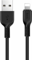 HOCO X20 USB-A apa - Lightning apa 2.0 iPhone töltőkábel - Fekete (2m)