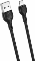 XO NB200 USB Type-A apa - Lightning apa iPhone Töltőkábel - Fekete (2m)