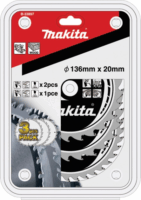 Makita B-33897 16Z / 24Z 136mm Körfűrészlap (3 db / csomag)