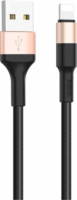 Hoco X26 Xpress USB-A apa - Lightning apa Töltő kábel - Fekete (1m)