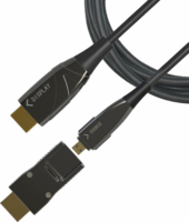 Techly Micro HDMI / HDMI - HDMI 2.0 Optikai Kábel 20m - Fekete