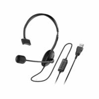 Genius HS-100U Vezetékes Headset - Fekete