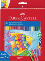 Faber-Castell Aquarell színes ceruza készlet ecsettel (48 db / csomag)