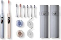 Oclean X Pro Digital Duo Szónikus Elektromos fogkefe szett - Arany/Ezüst