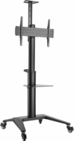 Hagor BrackIT Stand Single 42"-65“ LCD TV/Monitor gurulós tartó - Fekete (1 kijelző)