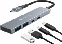 Techly IUSB32C-HUB4AC USB Type-C 3.2 HUB (4 port)