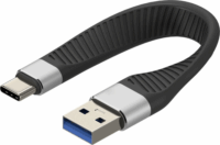 Techly ICOC-USBC-FL-U322 USB-C apa - USB-A apa Adapter