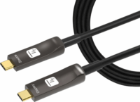 Techly ICOC-U3C-HY-010 USB-C apa - USB-C apa - Fekete (10m)