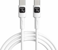 Techly ICOC-MUSB20-C60W1 USB-C apa - USB-C apa - Fehér (2m)