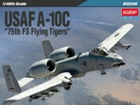 Academy USAF A-10C 75TH FS Flying vadászrepülőgép műanyag modell (1:48)