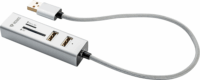 Yenkee YHC 101SR USB 2.0 HUB + Kártyaolvasó (3 port)